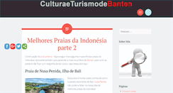 Desktop Screenshot of bantenculturetourism.com