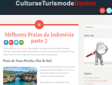Tablet Screenshot of bantenculturetourism.com